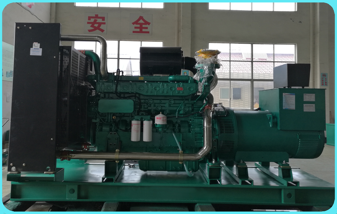 玉柴主用功率540kw柴油發電機組調試完成整裝待發