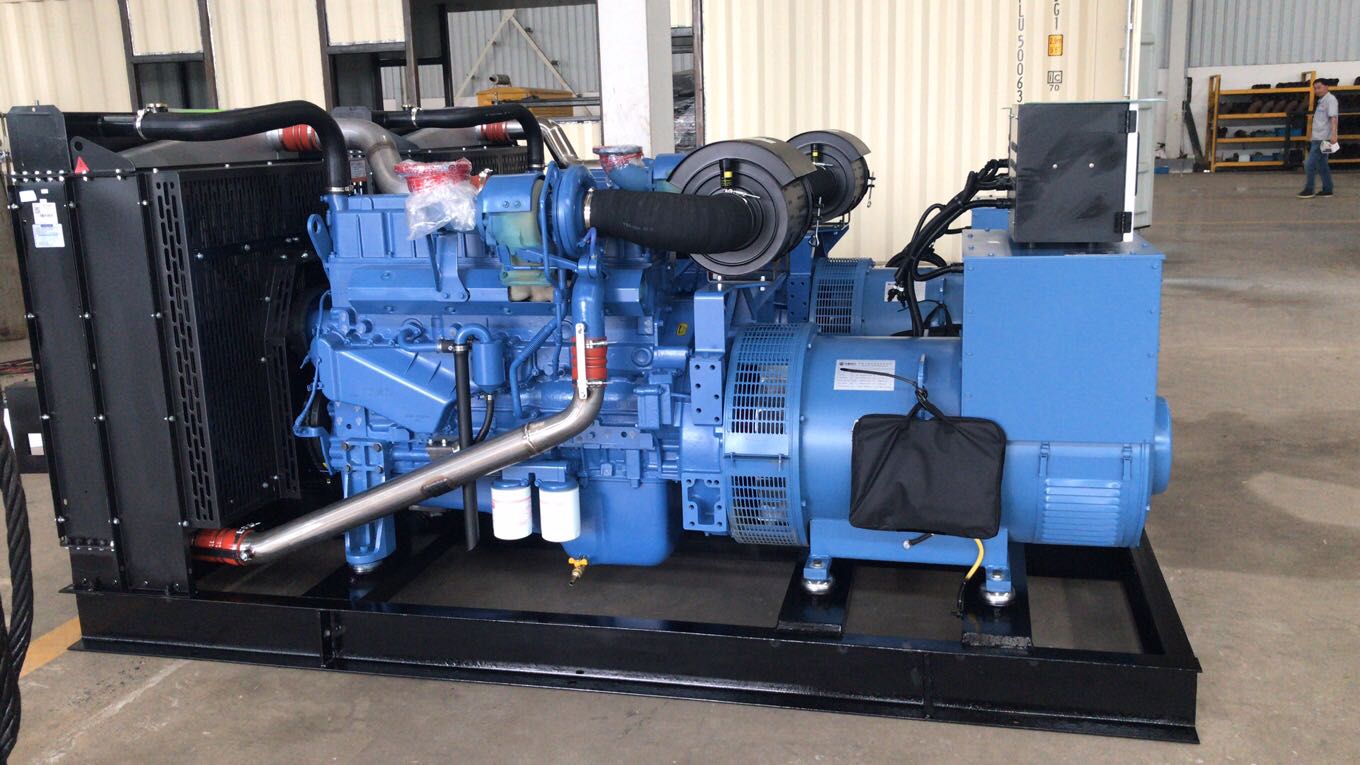 河北客戶訂購的500千瓦的玉柴機組已完工，等待交付