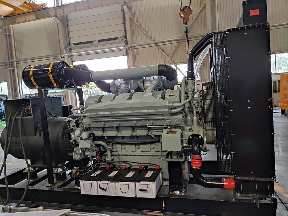 三菱系列柴油發電機組，試機完成，等待發貨！