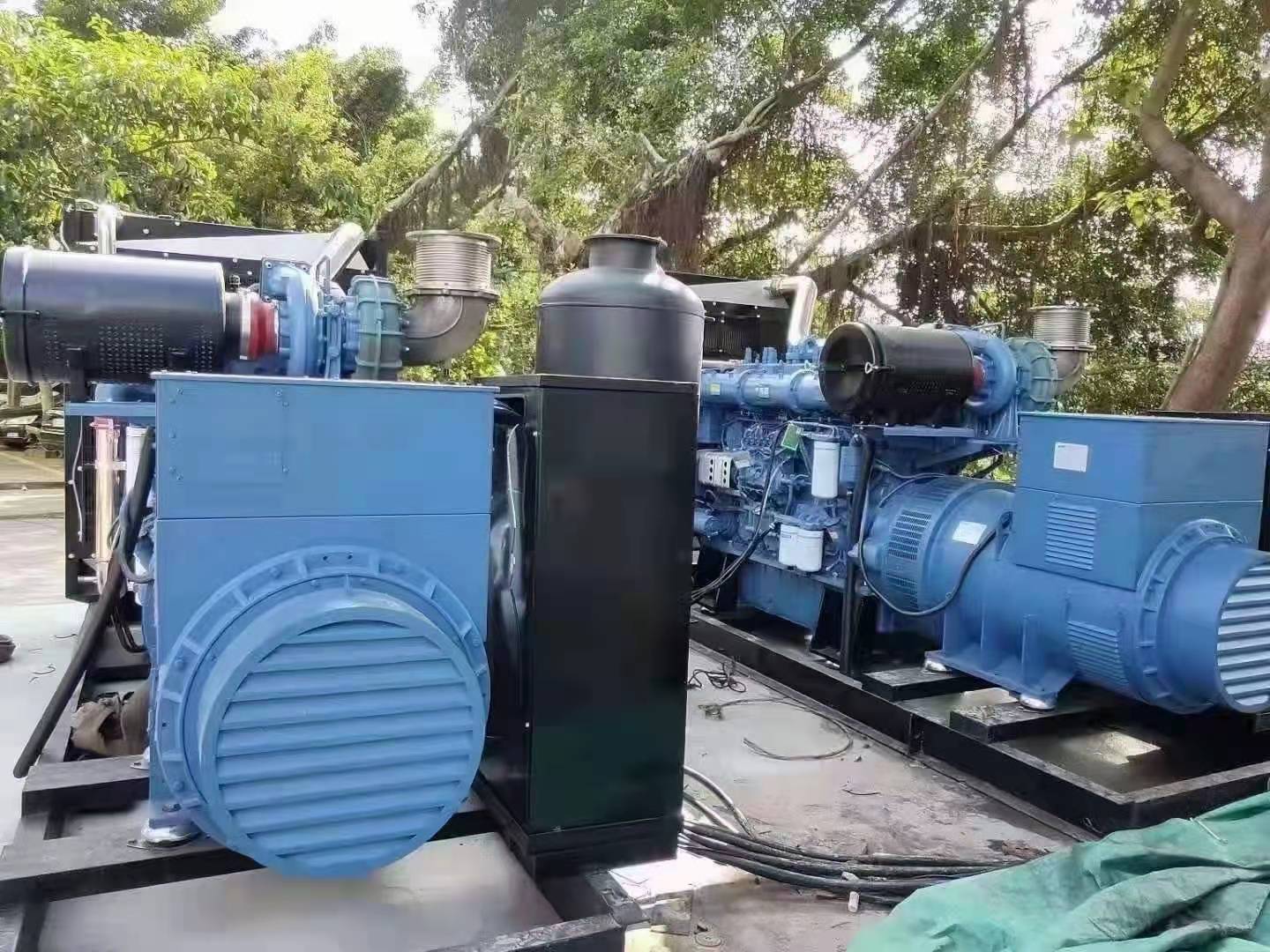 2臺玉柴1000kw柴發并機成功，助力廣州白云區某木業公司，現場順利通過驗收!