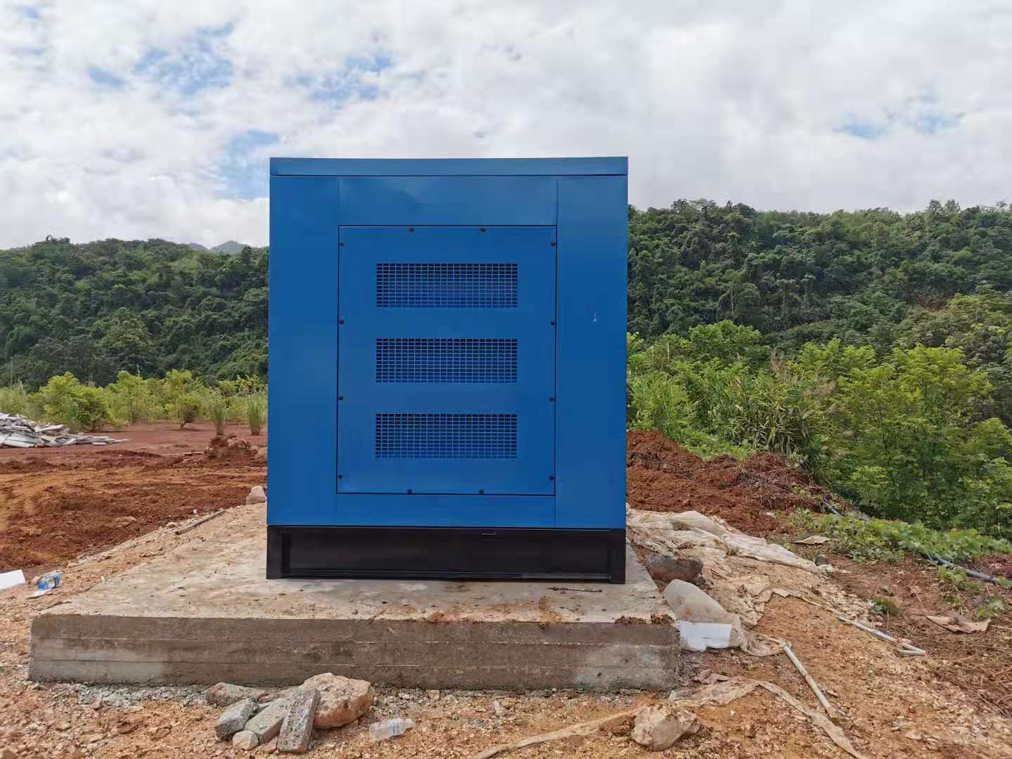 500KW玉柴系列柴油發電機組完美交付！